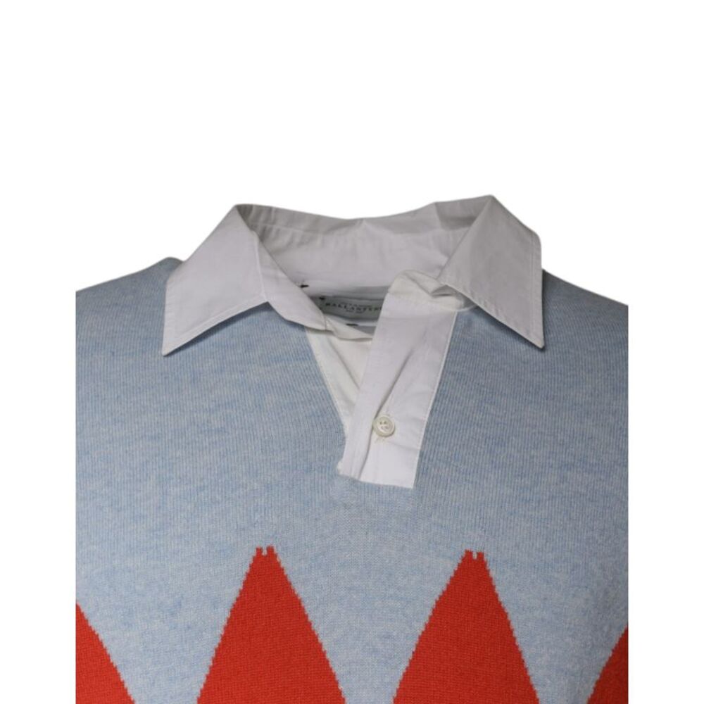 Ballantyne Multicolor Patterned Collared Long Sle… - image 3